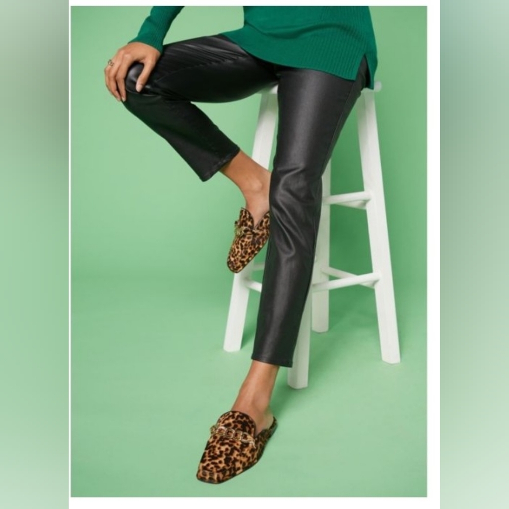 Faux Leather Pants By Susan Graver